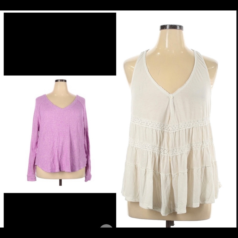 2 AEE Loose Fit Tops